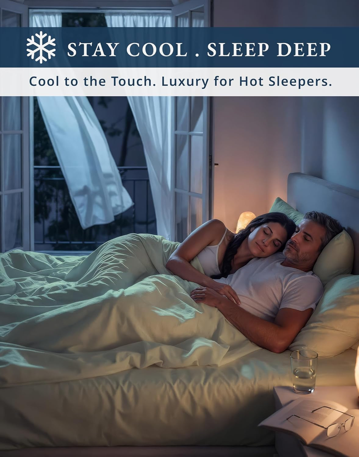 Bed Sheets Queen Size 100% Egyptian Cotton Sateen - Mineral | Deep Pocket Queen Sheets - 4-Piece Set, 16" Deep-Pocket Snug Fit, 1000 Thread Count, Styles a Master Bedroom, Plush