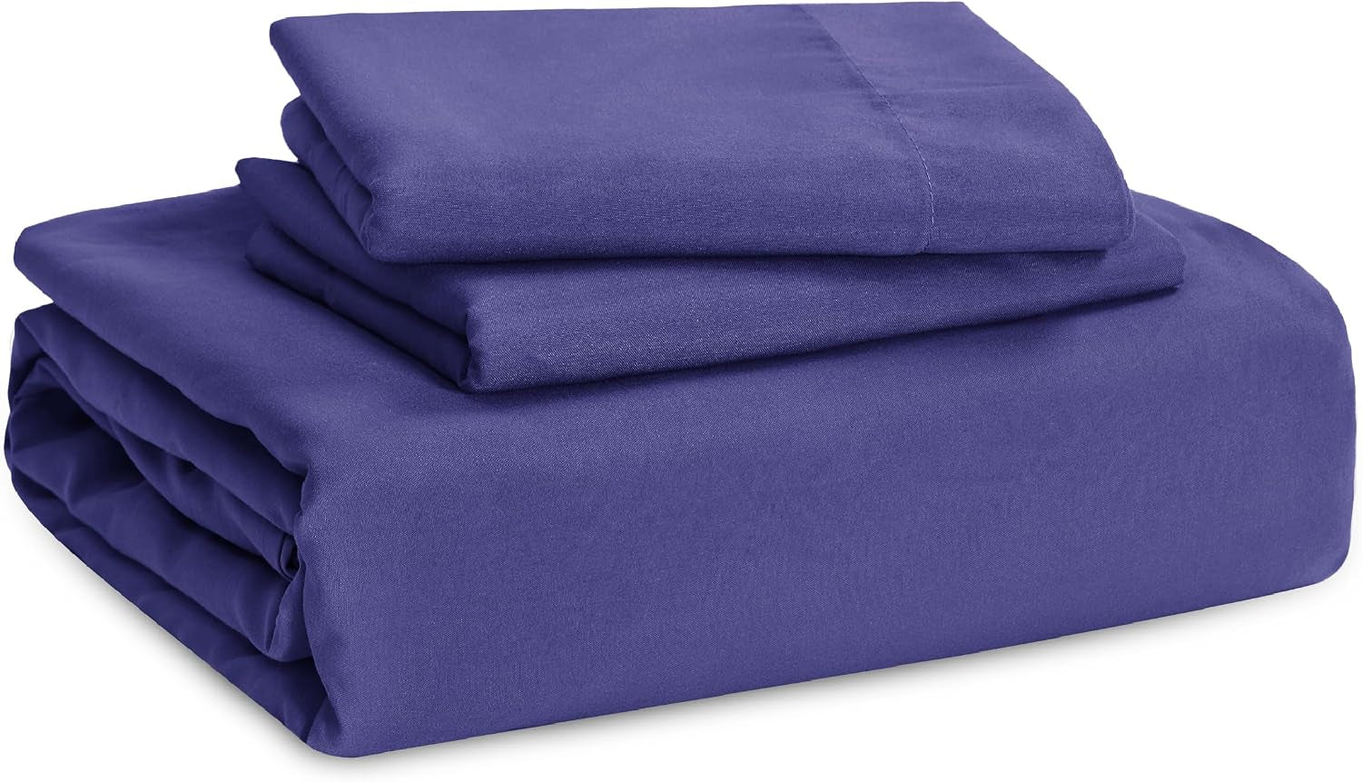 Bedsure Skipper Blue Duvet Cover Queen Size - 3 Pieces Prewashed Cotton-Like Polyester Extra Soft Bedding Set, Includes 1 Duvet Cover 90X90 Inches with Zipper Closure & 2 Pillow Shams, No Comforter