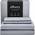 Silver Infused Bed Sheets Set - Ultra-Soft Temperature-Regulating Fabric with Self-Cleaning Technology™ That Stays Fresh 3X Longer for Hygienic Sleep