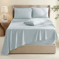 Bed Sheets, Luxury Soft 6 Piece Bed Sheet Set Extra Deep Pocket Fitted Sheets Fits Mattress up to 21", Double Brushed Bedding Sheets & Pillowcases,